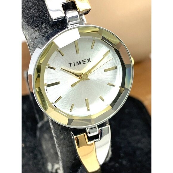 Timex Women's Watch TW2U69700 Quartz Silver Dial Two Tone Stainless Stee… - Picture 12 of 13